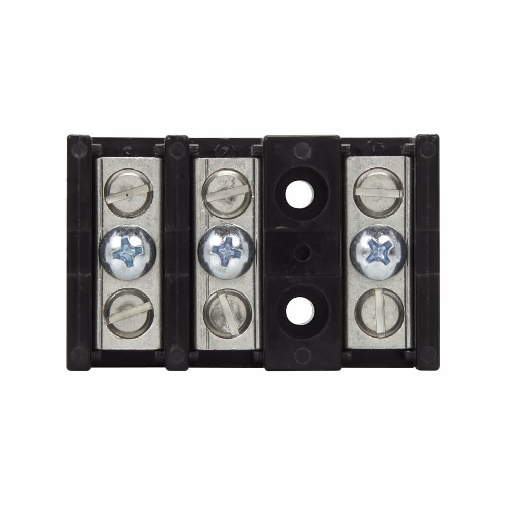 Eaton Bussmann series power terminal block, 600 Vac, 600 Vdc, 115A, Power terminal block, Three-pole, SCCR: 10 kA - 14002-3