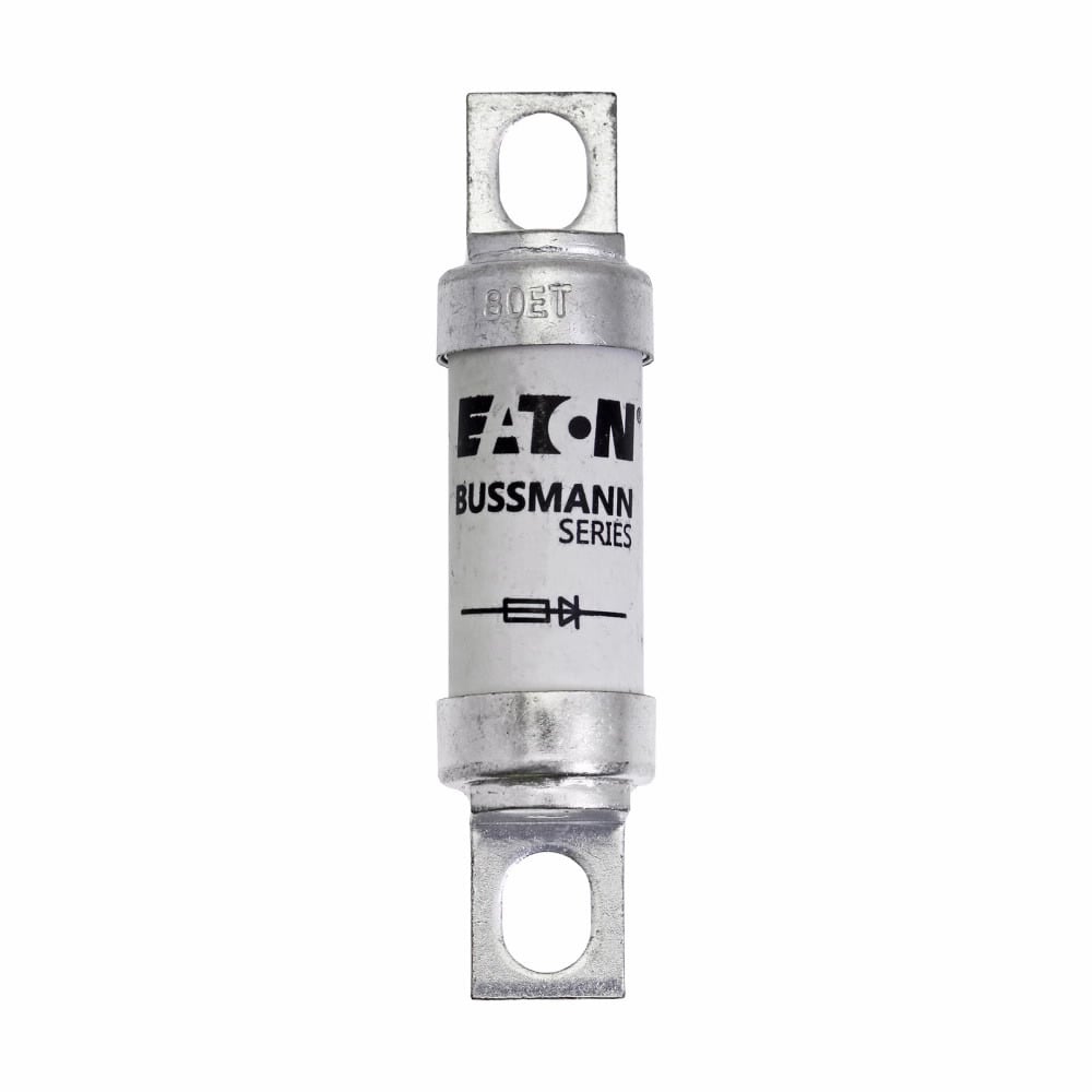 Eaton Bussmann series high speed British standard fuse, high speed, 80 A, AC 690 V, DC 500 V, BS88, 19 x 77 mm, aR, BS