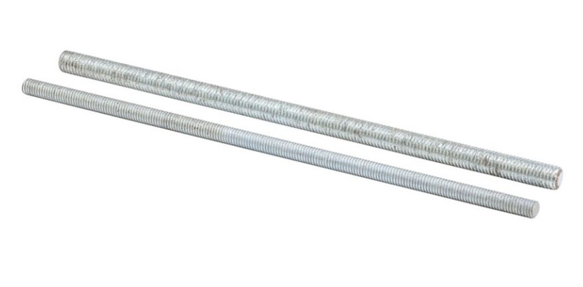 all threaded rod, 120" H x 0.5" D, Steel, 1350 Lbs load cap,13" thread length