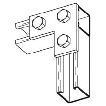 THREE HOLE CORNER PLATE, STAINLESS STEEL 316