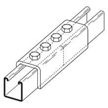 FOUR HOLE SPLICE CLEVIS  B22 OR B52A CHNL, SSL 304
