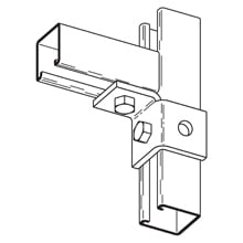 THREE HOLE SGL CORNER CONNECTION, LEFT HAND, HD GLVD