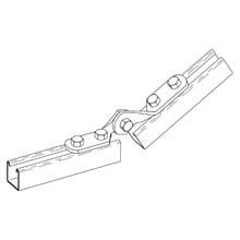 FOUR HOLE ADJUSTABLE HINGE, SSL 304