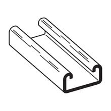 CHNL, 13/16" X 1 5/8", 12 GA, 240", HD GLVD