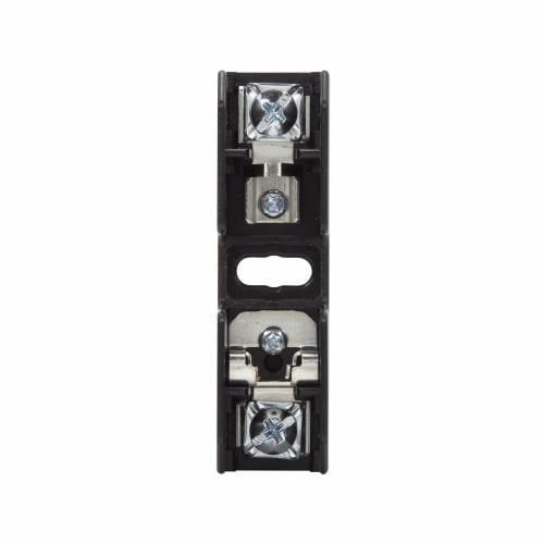 Eaton Fuseblock, 0.1 - 30A, 600 Vac, 600 Vdc, Class CC, Thermoplastic base, bright tin-plated bronze clip material, DIN rail mounting, Pressure plate connection, 200 kAIC RMS Sym. interrupt rating, 14 to 10 AWG (copper) wire size