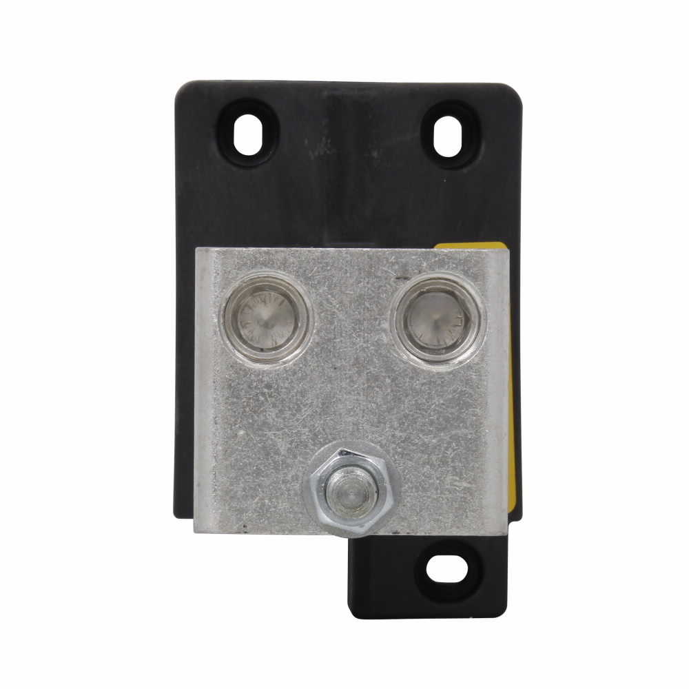 Modular Block, Modular, Light weight, 700A, 1250V, Thermoplastic base, steel-plated mounting studs and nut, tin-plated aluminum connector, spring steel washer material, 4 AWG to 500 MCM copper wire, 3/8 in-16 TPI stud connection, Tin-plated