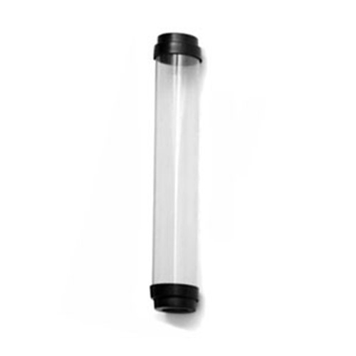 EPCO, Tube Guard, Standard, Size: 6 FT, Material: Unbreakable Lexan Polycarbonate, Lamp Type: Fluorescent, Temperature Rating: +500 DEG F, Configuration: Yes, Compatibility: T12 Lamps, Color: Clear, Includes: Black End Caps