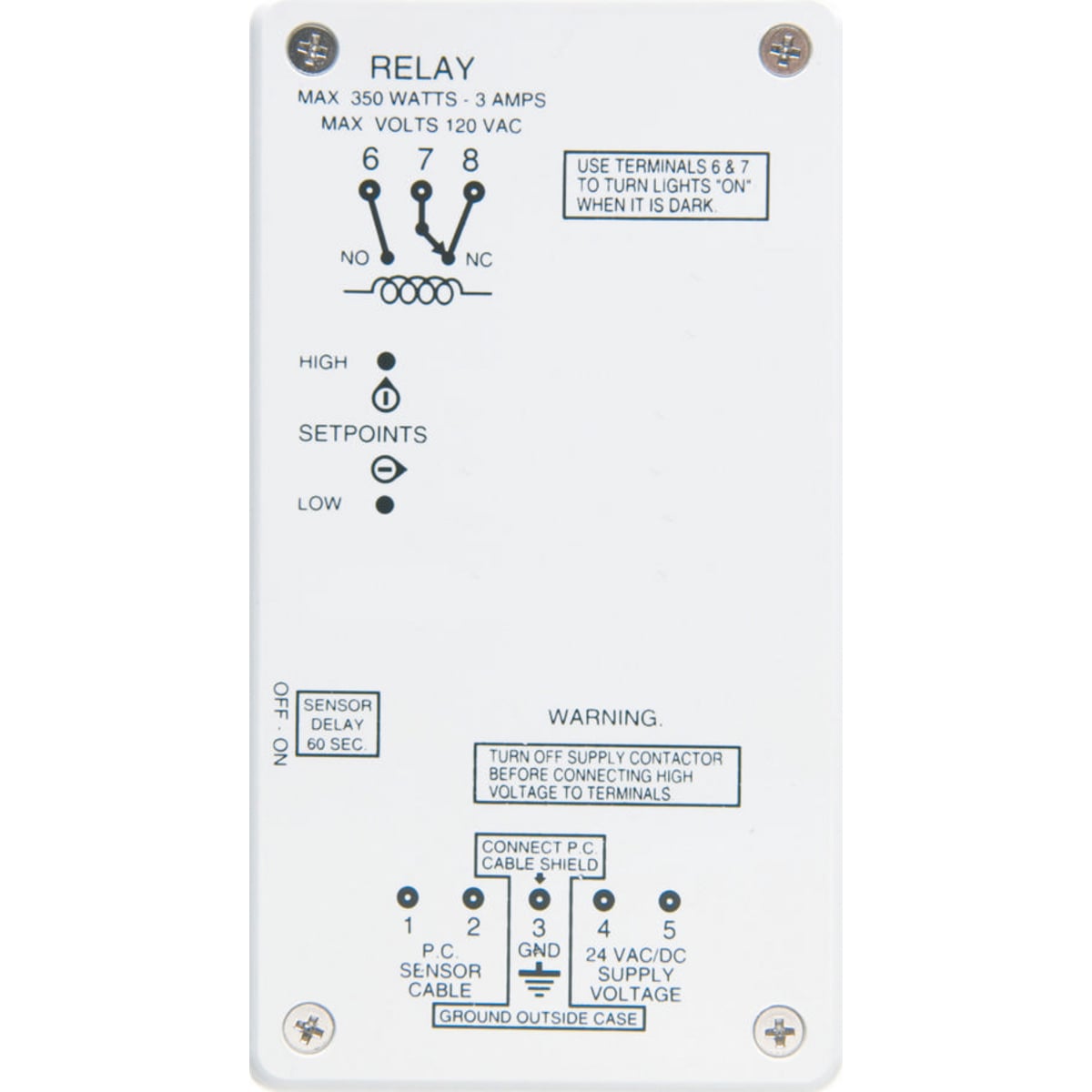 Switches and Lighting Controls, Daylight Control, Daylight Photocell Control