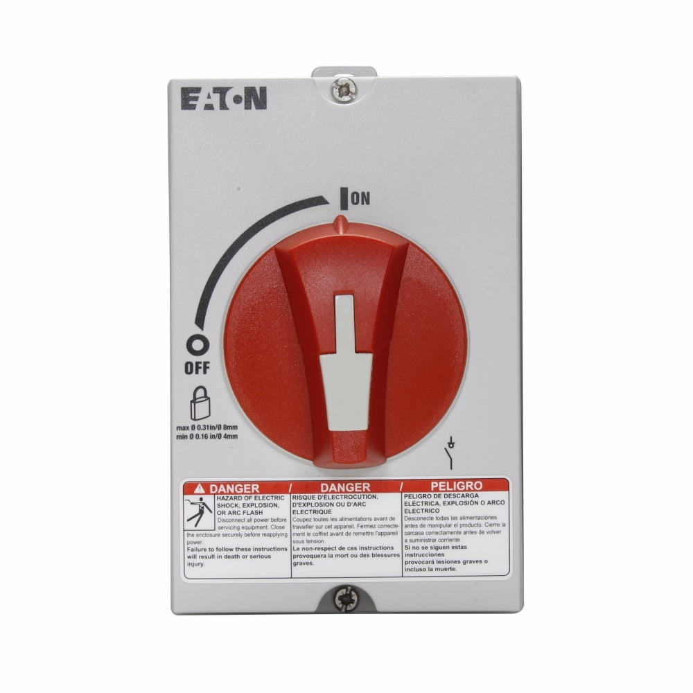 Enclosed, 30 A, Three-pole, 600 V, N4X
