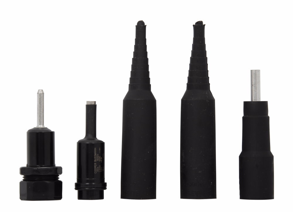 Eaton Bussmann series HEB inline fuse holder, HEB Series In-line Fuse Holder, Breakaway, 30A, 600V, Loadside: copper crimp #8-16; (2) #12-16, Lineside: aluminum setscrew #2-12 connection, Single-pole, 200 kAIC RMS Sym. interrupt rating