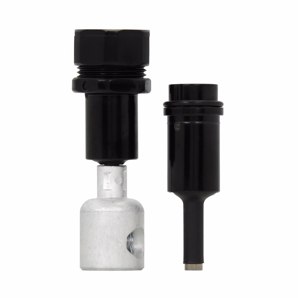 Eaton Bussmann series HEB inline fuse holder, 600V, 30A, Loadside: Copper crimp #8-16; (2) #12-16, Lineside: Aluminum setscrew #2-12, Single-pole