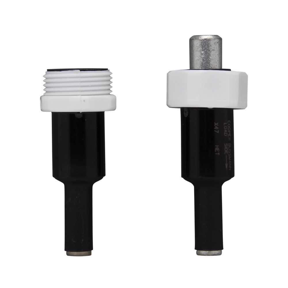 Eaton Bussmann series HET panel mount fuse holder, Loadside: Copper crimp (1) #12-8/(2) #12, Lineside: Copper crimp (2) #10/(1) #6/(1)#4, Single-pole