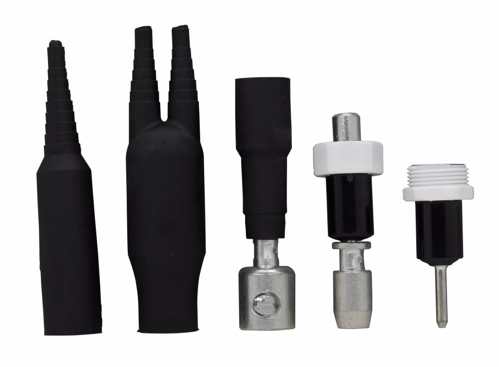 Eaton Bussmann series HET panel mount fuse holder, Loadside: Copper setscrew (1) #12-3, Lineside Copper setscrew (1) #12-3, Single-pole