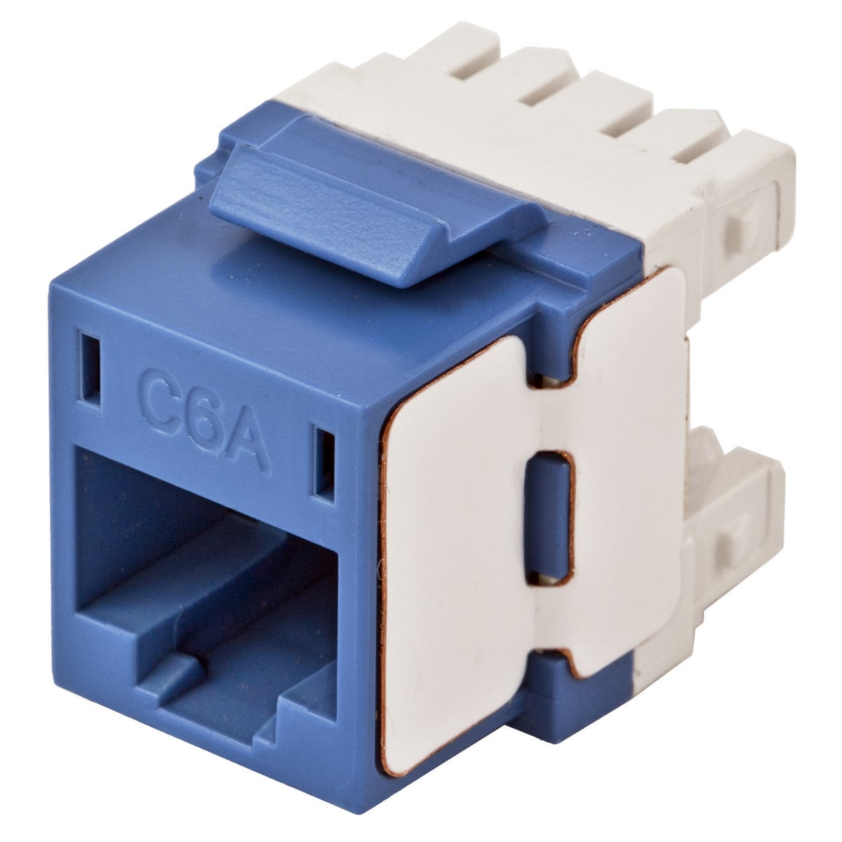 Jack, Keystone, Cat 6A, Universal, Blue