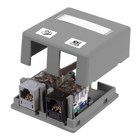 HOUSING, SURFACE MOUNT,2 PORT,GY