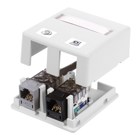 HOUSING, SURFACE MOUNT,2 PORT,WH