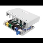 HOUSING, SURFACE MOUNT,6 PORT,WH