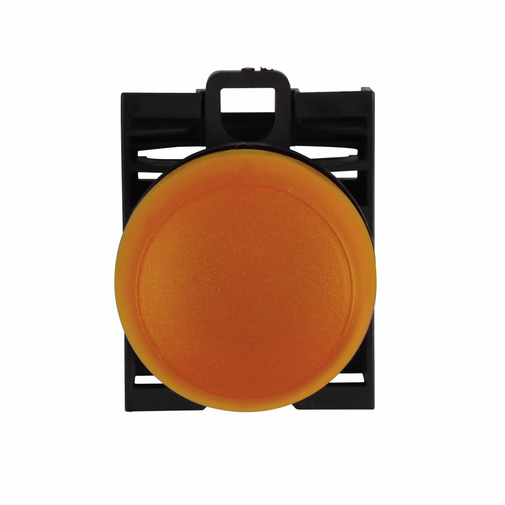 Eaton M22 modular pushbutton, Indicating Light Operator, Flush, IP66, NEMA 4X, 13, Illuminated, Amber, 100, 000 Hours of operation