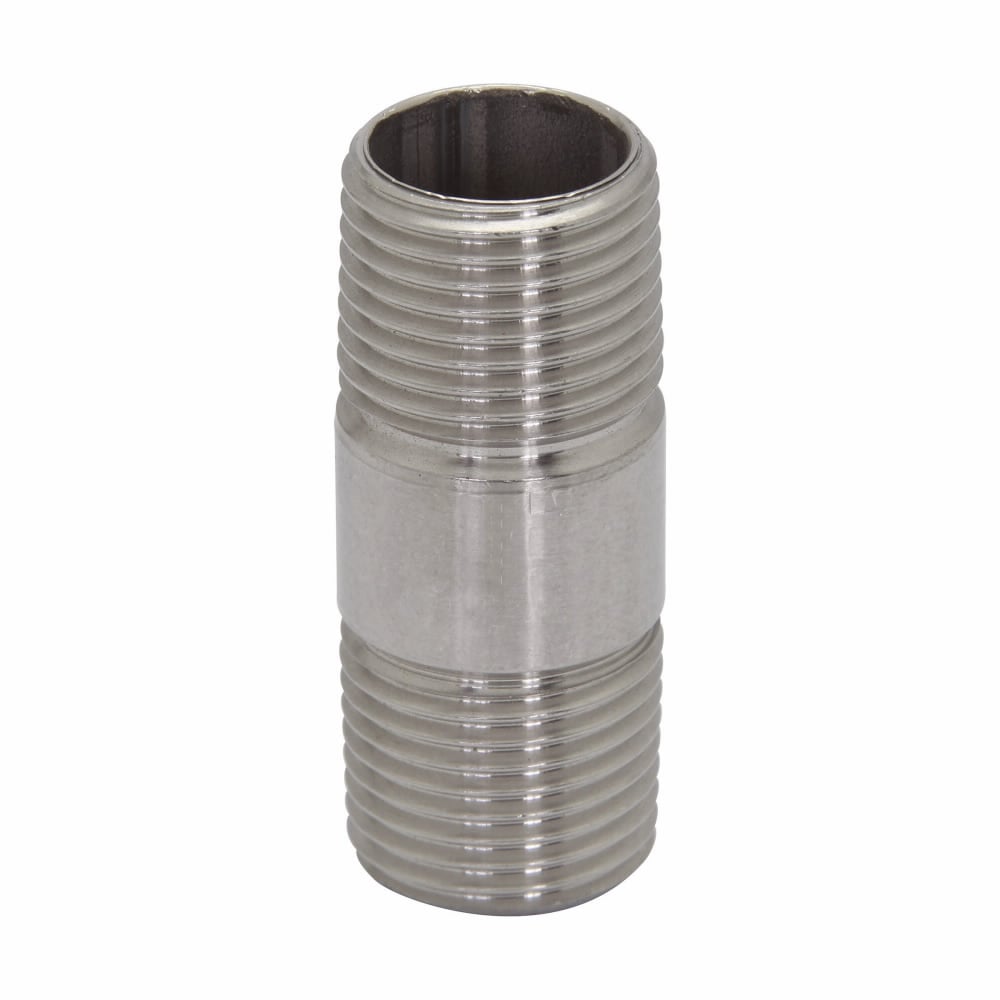 Eaton Crouse-Hinds series NPL conduit nipple, Rigid/IMC, 304 stainless steel, 1" x CLOSE