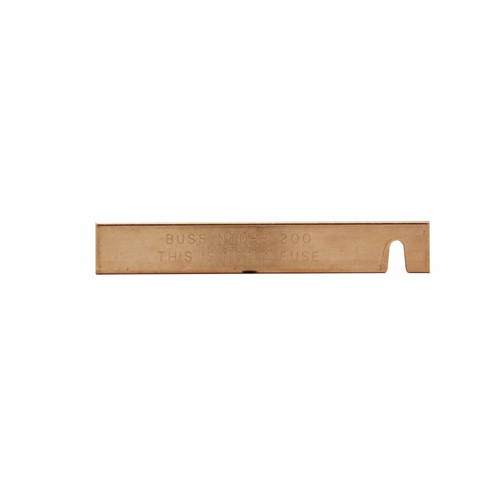 Eaton Bussmann series NTN dummy fuse neutral, 110-200A, Class H, R, Non Indicating