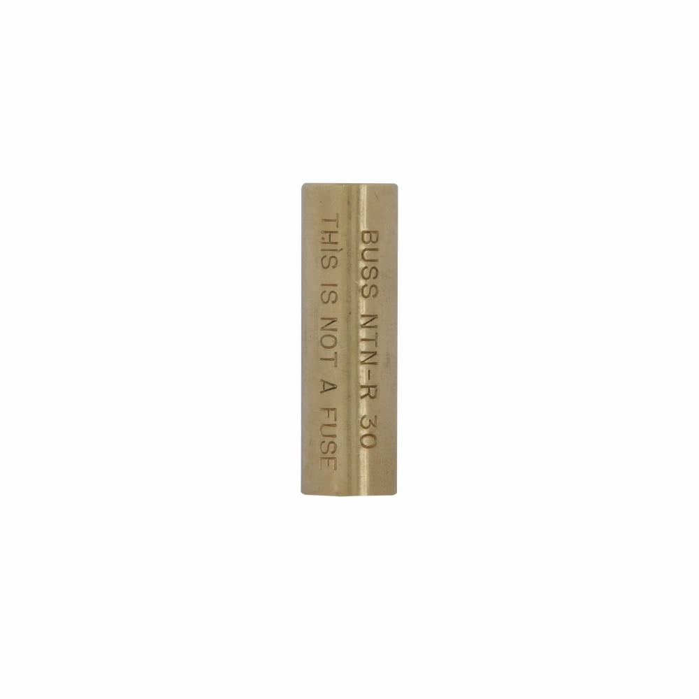 Eaton Bussmann series NTN dummy fuse neutral, 1-30A, Class H, R, Non Indicating