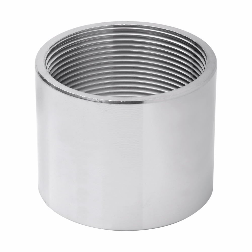 Eaton Crouse-Hinds series rigid conduit coupling, Rigid/IMC, 304 stainless steel, 1"