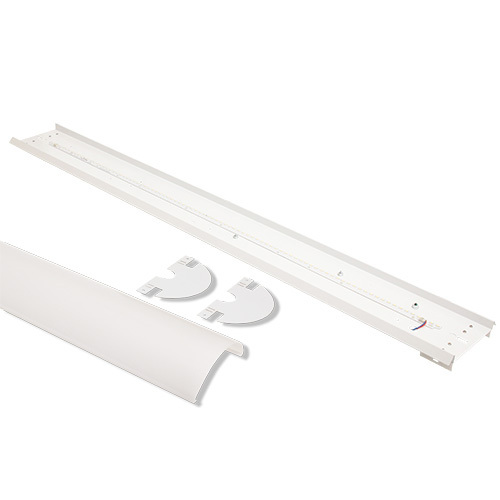 EPCO, LED RetroFit Conversion Kit for Strip-Type Fixtures, Lamp Type: LED, Wattage: 66 WTT, Color Temperature: 4000 K, Accommodate Fixture Width: 4.25 to 5 IN, Length: 8 FT, Includes Diffuser