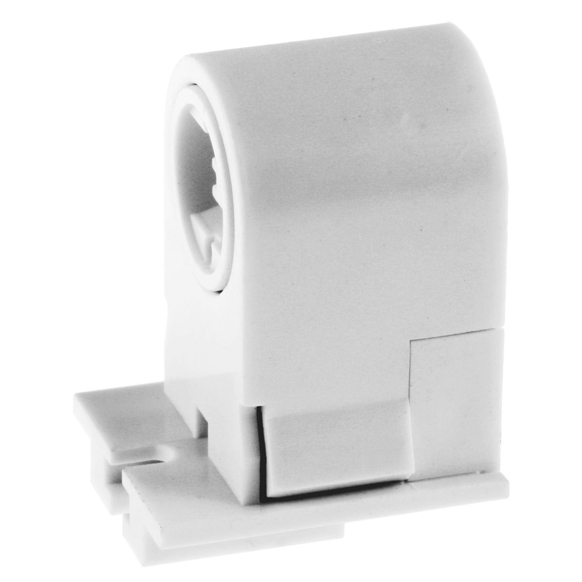 Lamp Holders and Sockets, Fluorescent Lamp Holder, High Output, Slide On, Plunger End, Low Profile