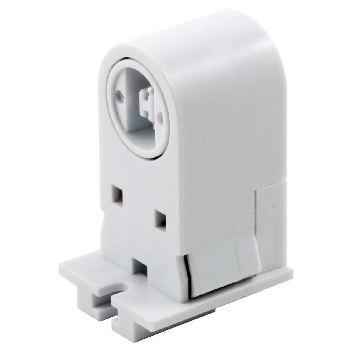 Fluorescent Lamp Holders, High Output, Slide On, Plunger Side