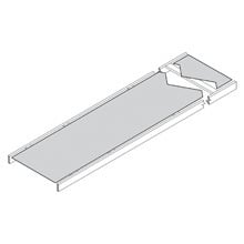 CBL RWAY PAN, 15" RWAY W, FLT BLK