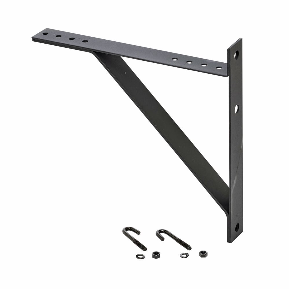 TRIANGULAR RWAY WALL SPT KIT, 1, FLT BLK