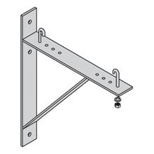 TRIANGULAR RWAY WALL SPT KIT, 18" RWAY H, YZ