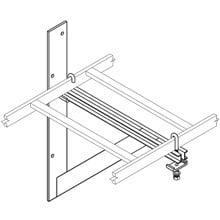 RWAY WALL SPT, 24" RWAY W, FLT BLK