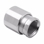 Eaton Crouse-Hinds series three-piece conduit coupling, Rigid/IMC, 316 stainless steel, 1"
