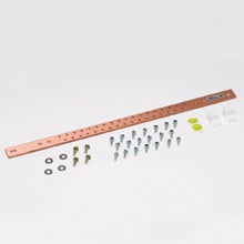 HRZ RACK GROUND BAR KIT, 19" RACK W