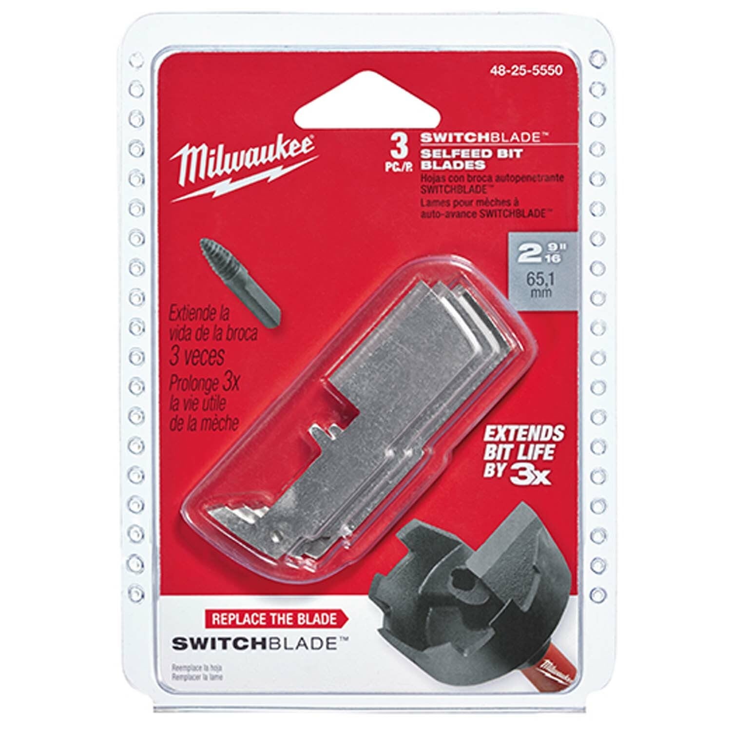2-1/8 in. SwitchBlade Replacement Blades 3PK
