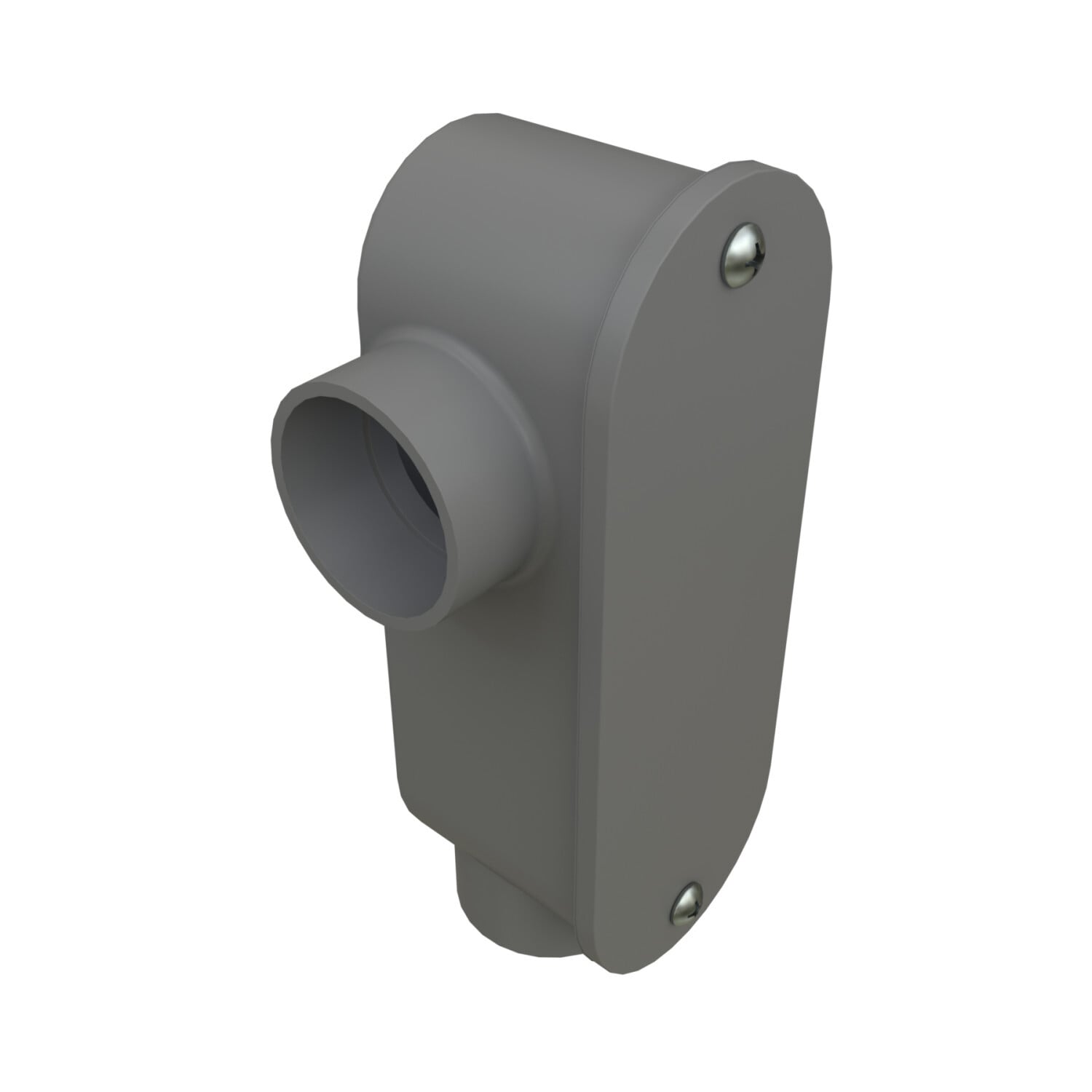 2-1/2 in PVC Type LR Access Fitting, Conduit Body