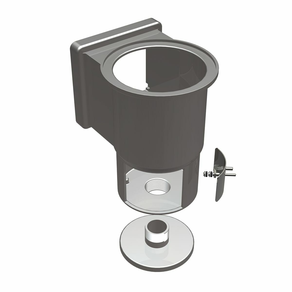 Pool Water Bonding Kit, In-Ground; 3/16" Stud, includes: 1 bonding plate (stainless steel), 1 connector, 1 rubber sealing washer, 2 flat washers, 2 lock washers