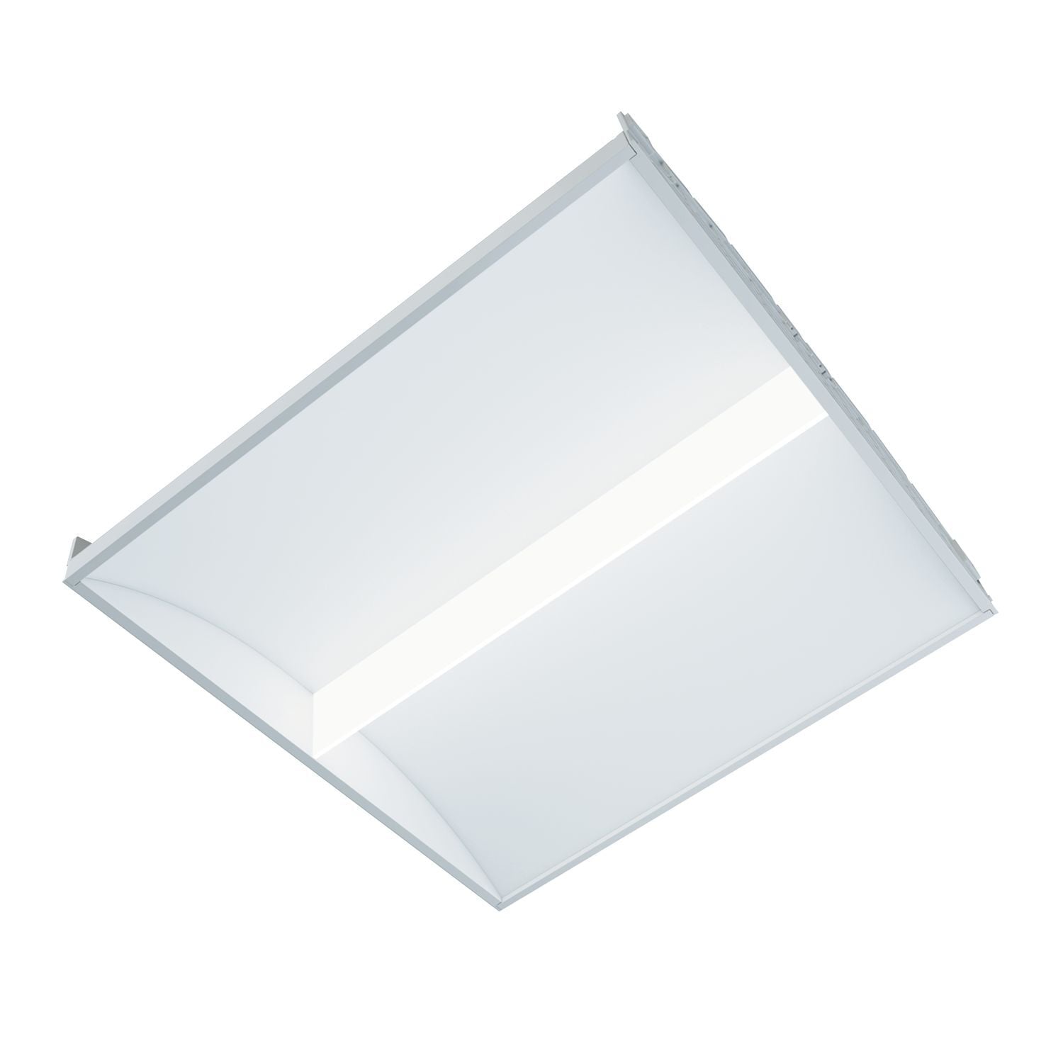 LED, 2'x2' SkyRidge, WaveStream, 2900 Lumens, 85 CRI, 3500K, UNV 0-10V Dimming Driver, Curved