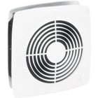 Broan 8-Inch 180 CFM Room To Room Ventilation Fan with White Square Plastic Grille, 4.5 Sones