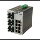 114FX6 Unmanaged Industrial Ethernet Switch, ST 2km