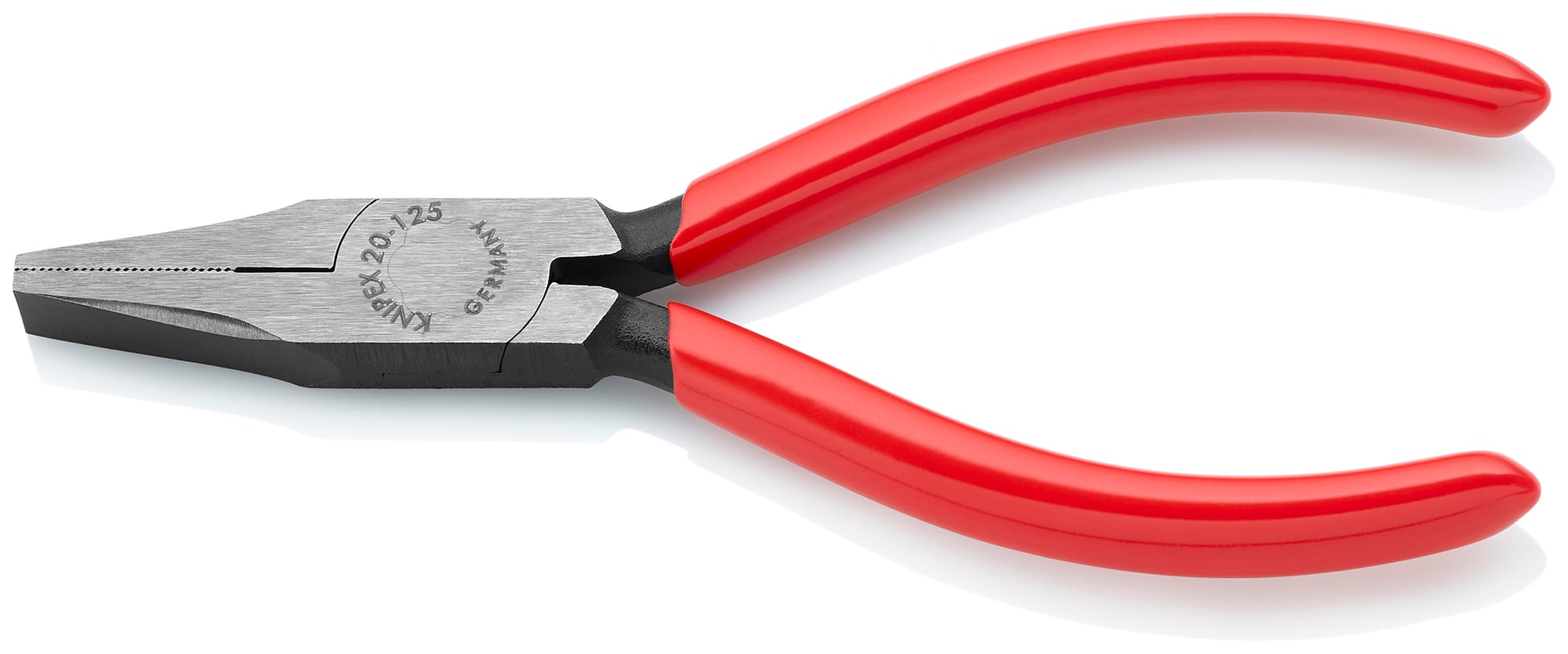 Flat Nose Pliers, 5 in., Non-Slip Plastic