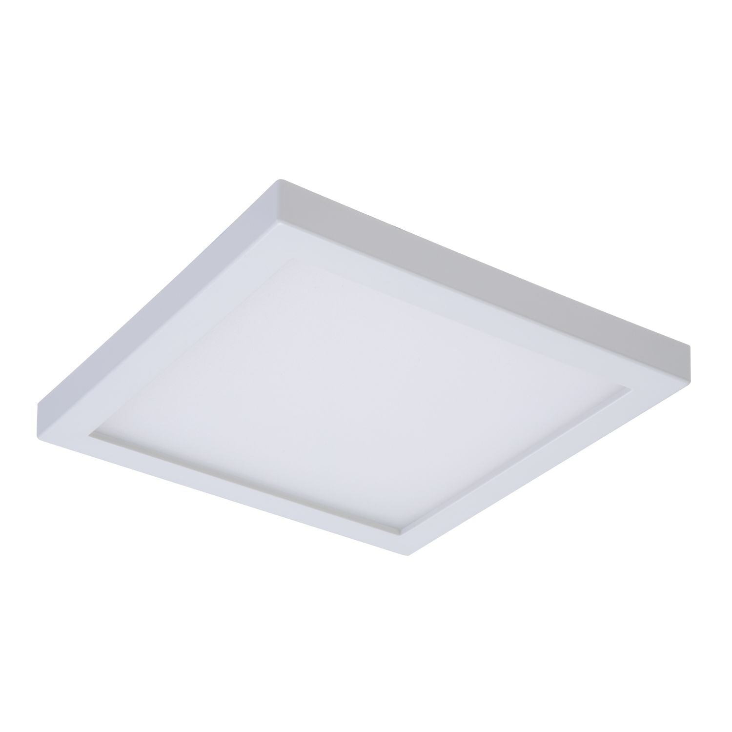 4" Square Surface Mount Downlight, 120V,600 Lumen Series,90CRI, 2700K - 5000K Field Selectable CCT,Matte White Finish