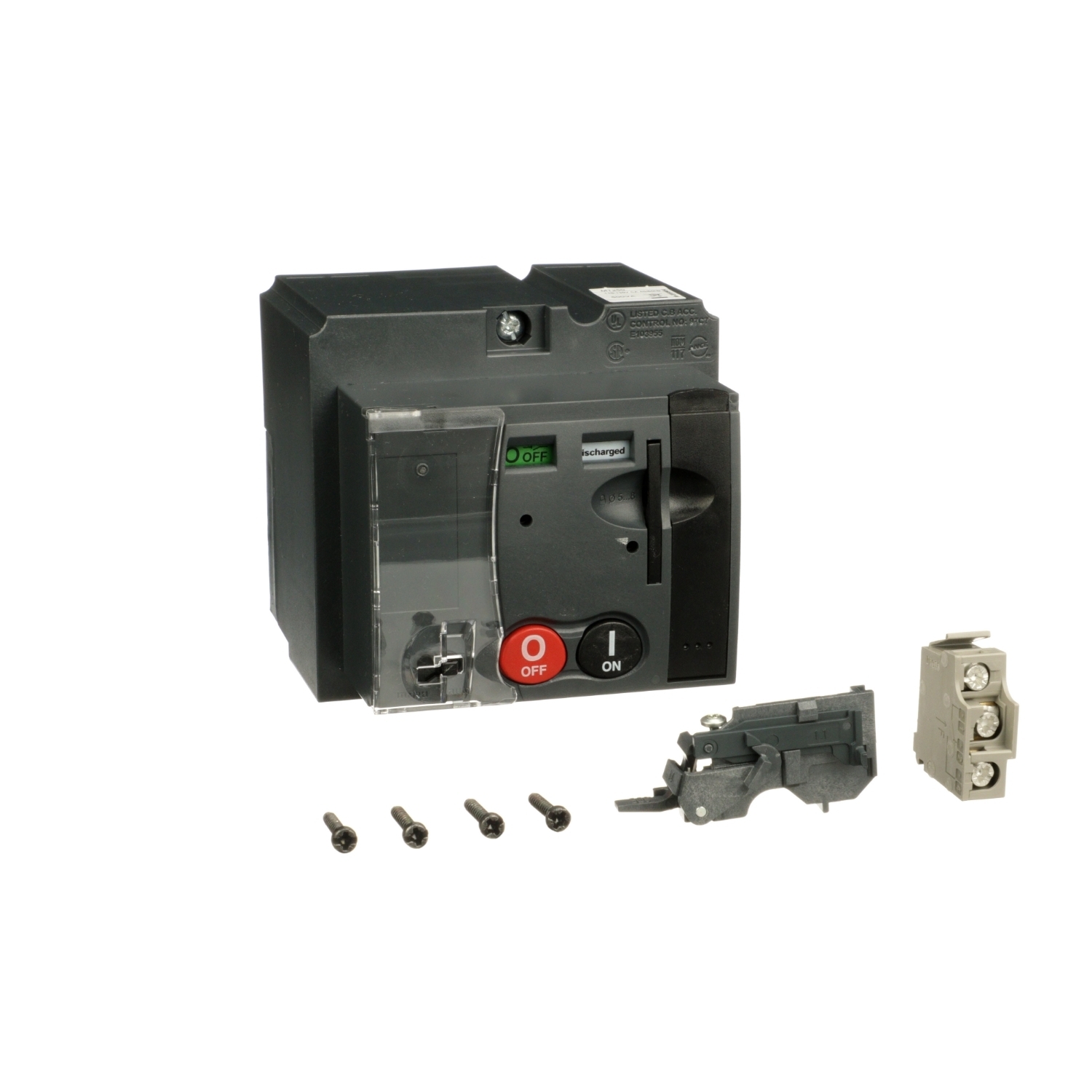 Circuit breaker accessory, PowerPacT J, motor operator, MA, 110VAC to 130VAC, 50/60Hz