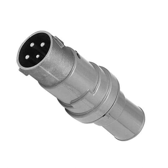 Heavy Service Ever-Lok 60 Amp, Plug, 3 Pole 4 Wire, 480VAC, 1 inch  Conduit Size