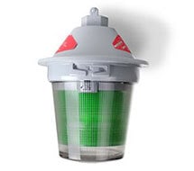 Xtra-Brite LED Hazardous Location Beacon, Ceiling Mount, Green Lens