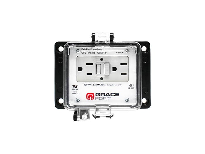 PANEL INTERFACE CONNECTOR, UL TYPE 4, GFCI INSIDE-OUTLET, NO CB