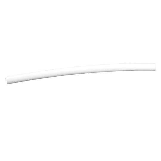 Thin-Wall Heat Shrinkable Tubing, White Cross-Linked Polyolefin, 1/2 Inch, Shrink Ratio 2:1, Length 25-Foot Reel, Operating Temperature -55 to 135 Degrees Celsius, Non-Lined