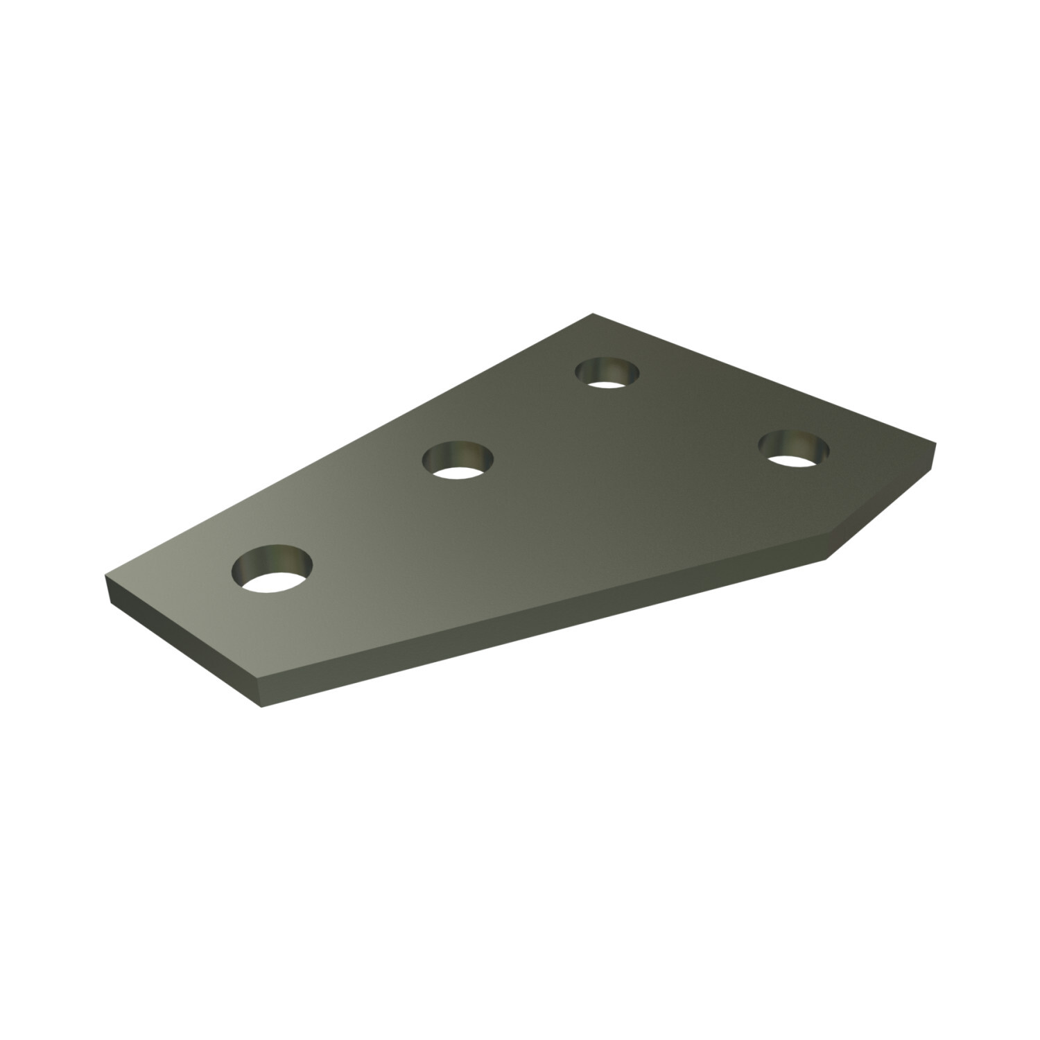 UNISTRUT FITTING, 5-3/8"x 1/4"x 3-1/2", EG