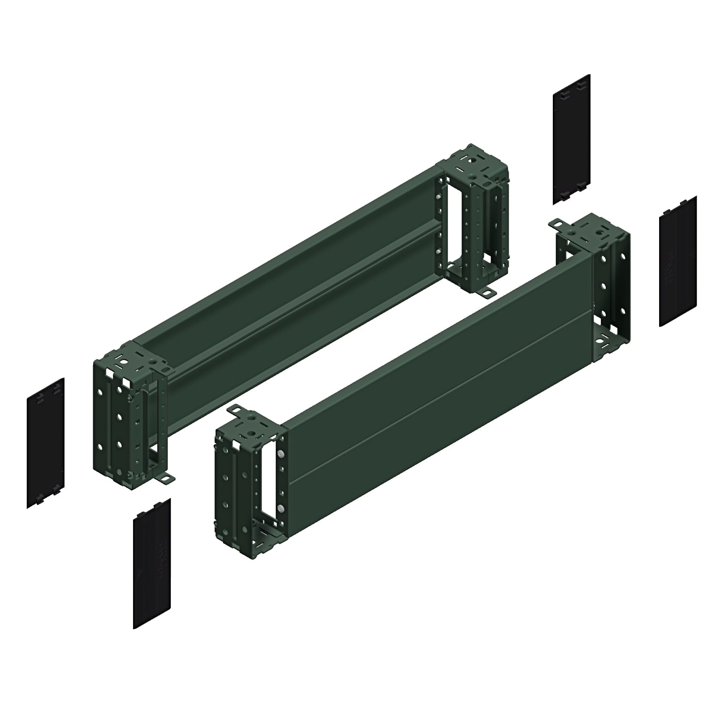 Front & rear plinth, PanelSeT SFN, Spacial SF, Spacial SM, for electrical enclosure W1600mm, plinth H200mm